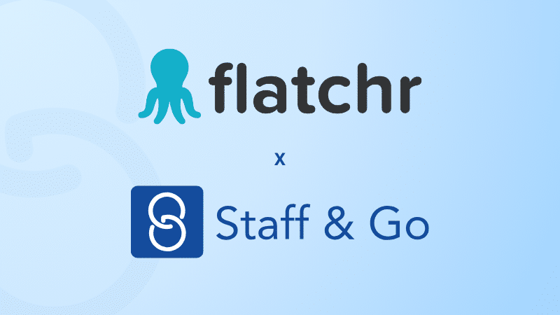 VIsuel actualité flatchr x staff & go
